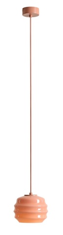 Pendul Puff Glaze 16 cm 1xE27 - Coral