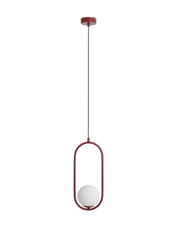 Pendul Riva 18,5 cm 1xE14 - Roșu vin