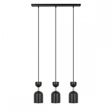 Pendul SUPURU 3L black triple brass, negru / auriu