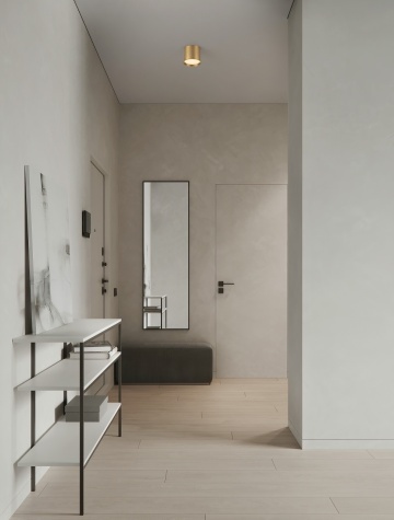 Plafoniera Ζιαζα Gold Matt Ø10 x H 8,6 cm