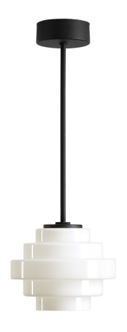 Plafonieră Filo 14 cm înălțime 41 cm 1xG9 - Alb lăptos