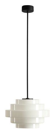 Plafonieră Filo 28 cm înălțime 78 cm 1xE27 - Alb lăptos