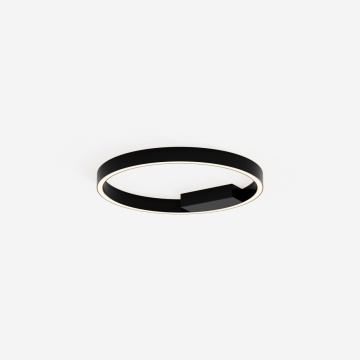 Plafonieră Rim Ø 40 cm - Negru