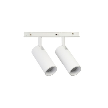 Proiector pe sina Alfa Niko 2x7W 2LINE • CCT SWITCH • TRIAC DIMMER - Alb
