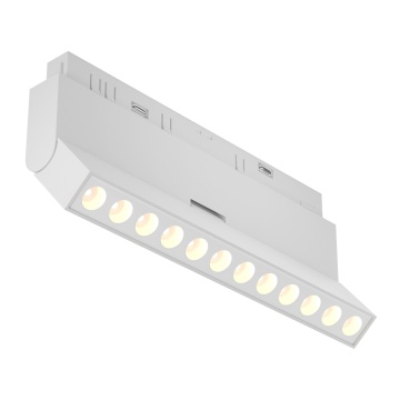 Proiector pentru sina Sina magnetica Exility - 22.1 cm, DIM DALI Alb