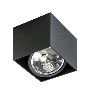 Spot aplicat Alex 12V - Negru