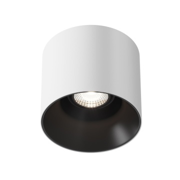 Spot aplicat Alfa - Ø 12.5 cm, 4000K, Alb