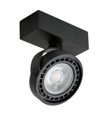 Spot aplicat Jerry 1 230V - Negru