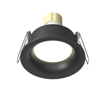 Spot incastrat Slim - Ø 8.5 cm, Negru, GU10