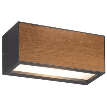 Aplica exterior Beret L 25 cm, A 10,5 cm - Gri Oscuro
