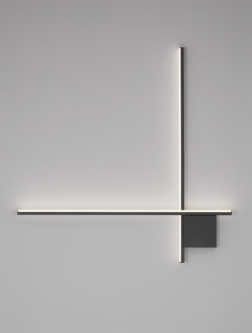 Aplica perete decorativa Cross Negru 80 x 4 x 80 cm