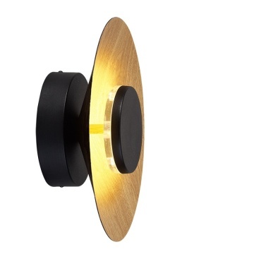 Aplica perete Orion 8W 3000K - Negru+Lemn