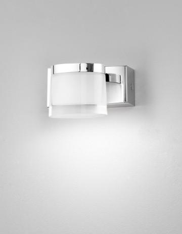 Aplica perete pentru baie Sabia Crom 12 x 9,8 x 7,5 cm