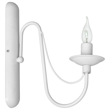 Aplica Roza Alb 1xE14