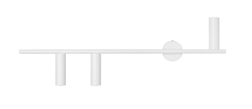 Aplică Trevo 3xGU10 MINI - Alb