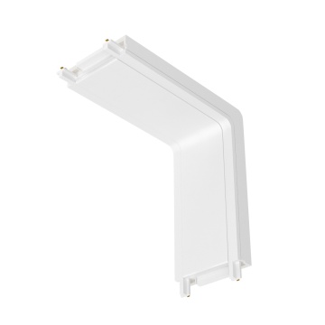 Conector colt vertical Sistem Radity - Alb