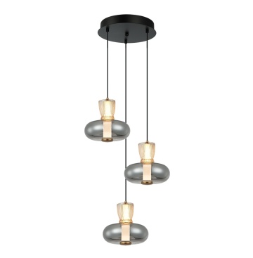 Corp de iluminat suspendat 3 lumini Sirel - Multi