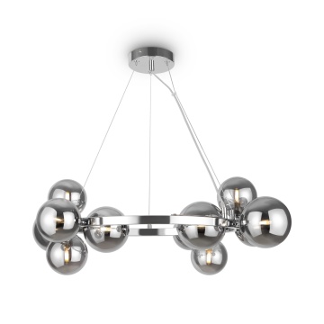 Corp de iluminat suspendat Dallas Ø 67 cm G9 - Crom