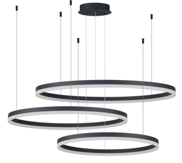 Corp de iluminat suspendat Halo - Negru