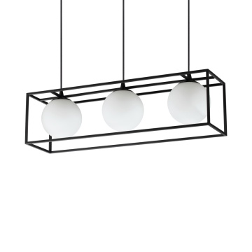 Corp de iluminat suspendat Lingotto Negru - 70 cm