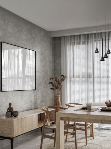 Corp de iluminat suspendat Net Negru Ø35,5 x H 150 cm