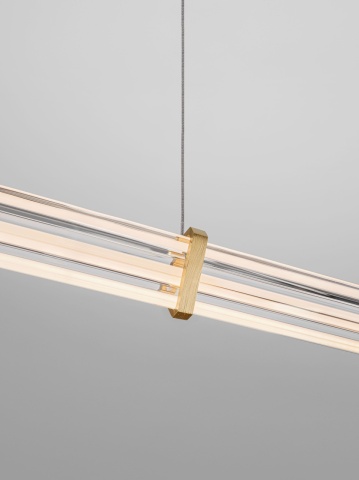 Corp de iluminat suspendat Pheme Auriu periat 88 x 8 x 150 cm