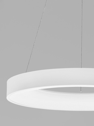 Corp de iluminat suspendat Rando Smart Alb Ø60 x H 120 cm