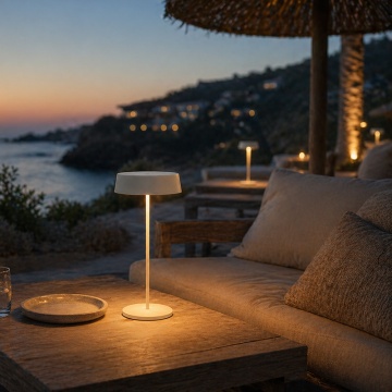 Lampă portabilă exterior Lucca 3000K - Alb mat