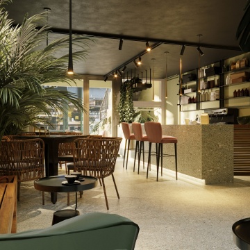 Pendul Coffee II negru