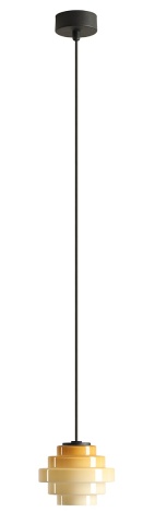 Pendul Filo 14 cm 1xG9 - Nucă