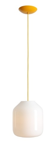 Pendul Flask 27 cm 1xE27 - Galben mimoză