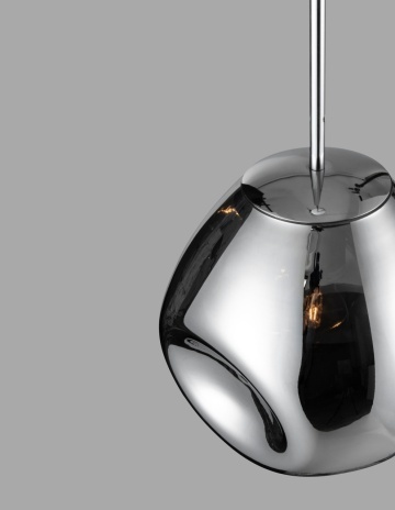Pendul Lava Crom Ø25 x H 120 cm