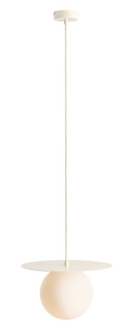 Pendul Loop 34 cm 1xE27 - Crem