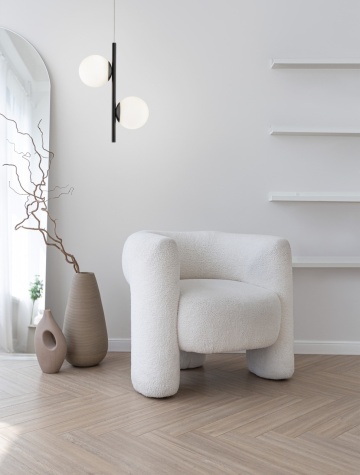 Pendul Nuvole Opal / Negru 28,5 x 13 x 150 cm