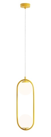 Pendul Riva 18,5 cm 2xE14 - Muștar