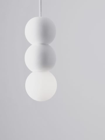 Pendul Zero Alb Ø8 x H 155 cm