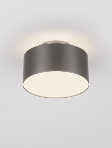Plafoniera Οζεν Nikel / Negru Ø14 x H 8,8 cm