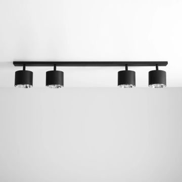 Plafoniera Bot 2x2 Negru 100 cm 4xGU10