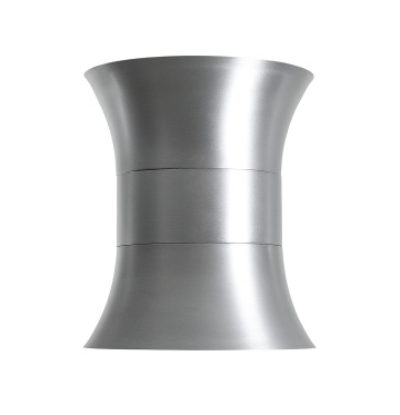 Plafoniera Kibo Gri otel M 25 cm 1xGX53