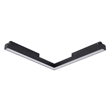 Proiector colt orizontal sina magnetica Alfa Saga II 30W 3000K - Negru