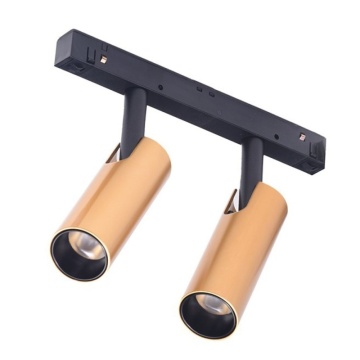 Proiector pe sina magnetica Alfa Niko 2x7W 3000K - Auriu