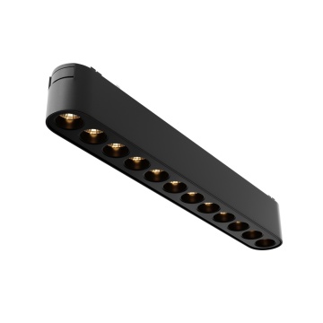 Proiector pentru sina Sistem Radity - 22.2 cm, 3000K Negru