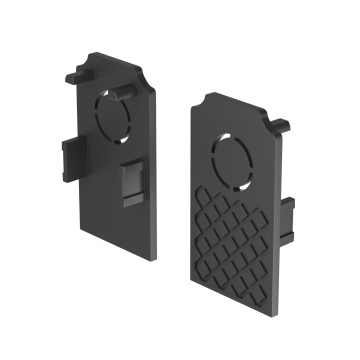 Set capace Sina magentica incastrata Exility - Negru