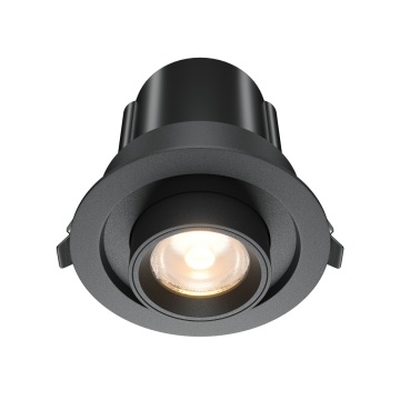 Spot incastrat Hidden - Ø 9 cm, 3000K, Negru