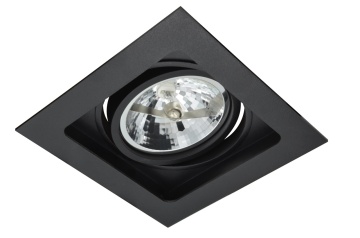 Spot încastrat Sisto 1 Bk/Bk - Negru