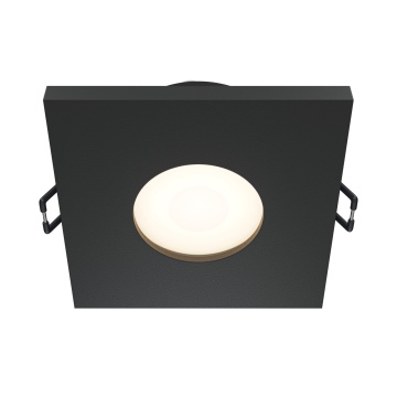 Spot incastrat Stark - L 8.4 x l 8.4 cm, Negru, GU10