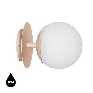Aplică de perete PLAAT C beige IP44, bej