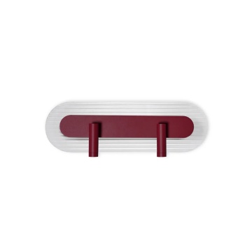 Aplică de perete RIFLO W D burgundy with adjustable spotlights, burgundy