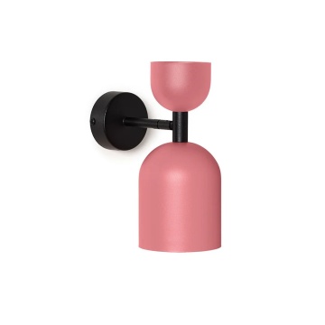Aplică de perete SUPURU W pink adjustable with black tube, roz