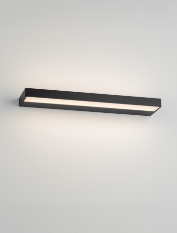 Aplica perete pentru baie Gioco Negru 45 x 10,5 x 2,8 cm